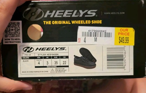 Guc heelys youth - taglia, 4