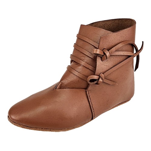 Scarpe medievali marrone scuro