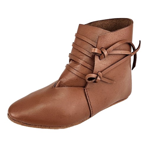 Scarpe medievali marrone scuro